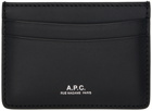 A.P.C. Navy André Card Holder
