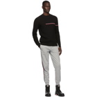 Moncler Black Waffle Sweater