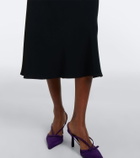 Prada Open-back crêpe midi dress