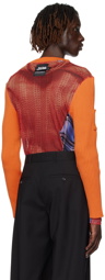 Y/Project Orange Jean Paul Gaultier Edition Long Sleeve T-Shirt