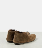 The Row Tyler suede ankle boots