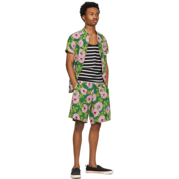 G_kiku。 Gucci SS20 Technical Jersey Shorts G-Knitted Drawstring