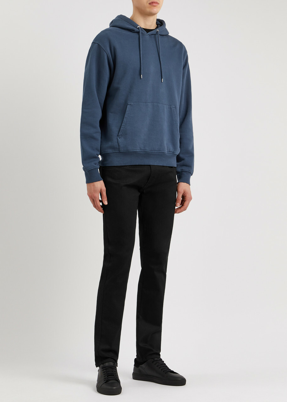 Replay Anbas Hyperflex Re-Used Slim-leg Jeans Black