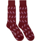 Paul Smith Pink Dino Socks