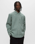 Carhartt Wip L/S Madison Cord Shirt Green - Mens - Shortsleeves