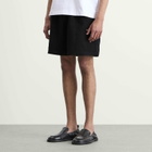 MKI Men's Linen Wide Leg Shorts in Black