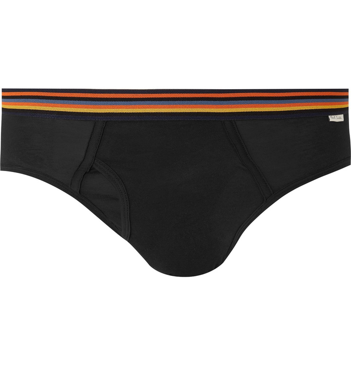 Photo: Paul Smith - Stretch-Cotton Briefs - Black