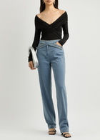Paris Georgia Jo Straight-leg Jeans Blue