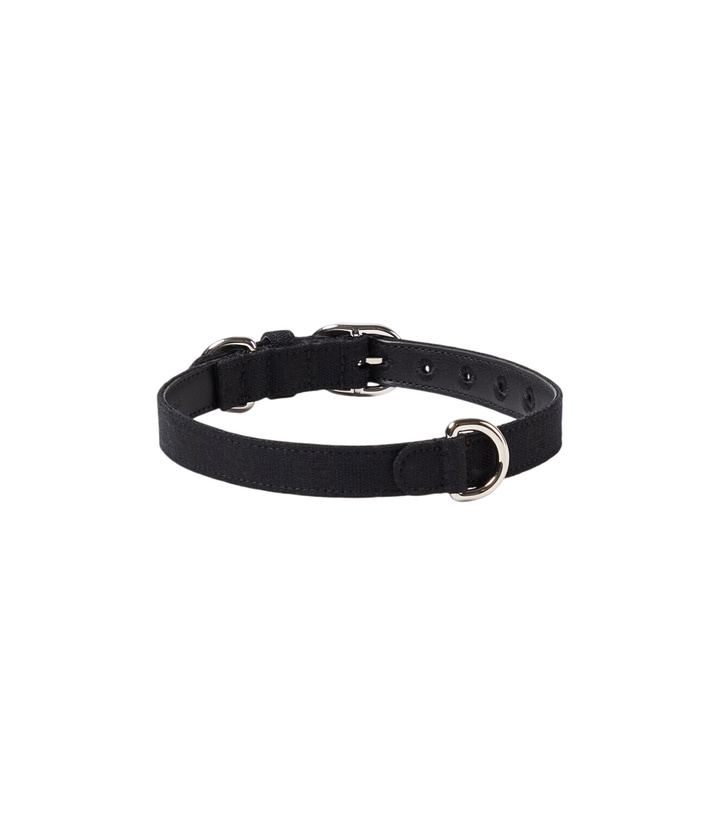 Photo: Gucci S/M GG canvas dog collar