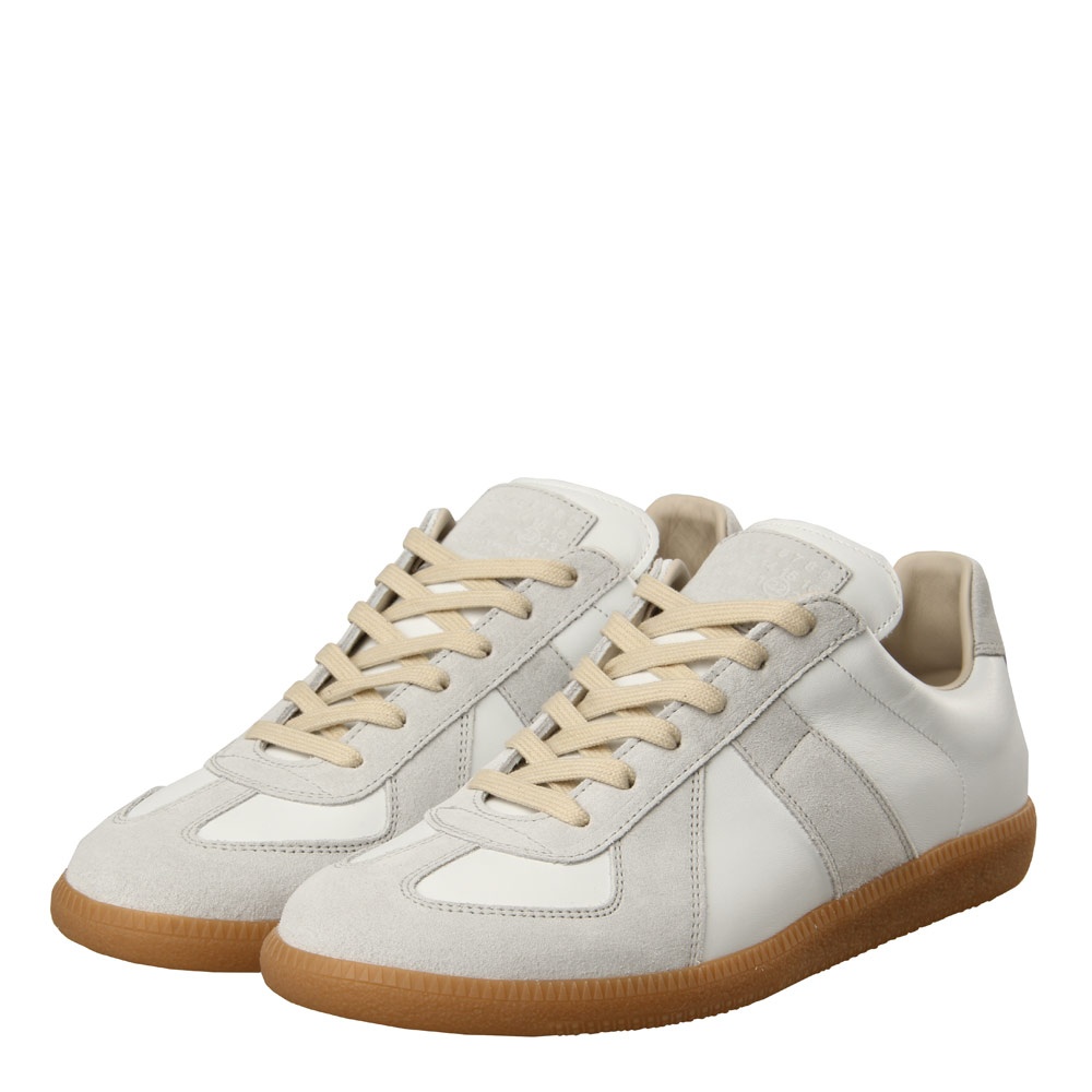 Replica Low Sneaker - White / Grey Maison Margiela