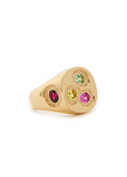 Bleue Burnham Chloroplast 9kt Gold Signet Ring