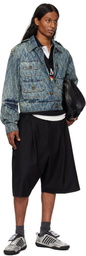 VAQUERA Blue Monogram Denim Jacket