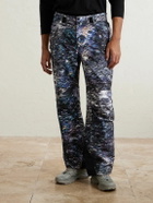 Aztech Mountain - Matthew Day Jackson Straight-leg Padded Printed Ski Pants - Blue