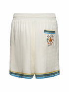 CASABLANCA - Casa Way Printed Silk Shorts