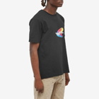 MSFTSrep Men's Trippy Summer T-Shirt in Black