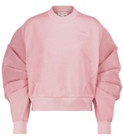 Alexander McQueen Cotton and taffeta sweatshirt