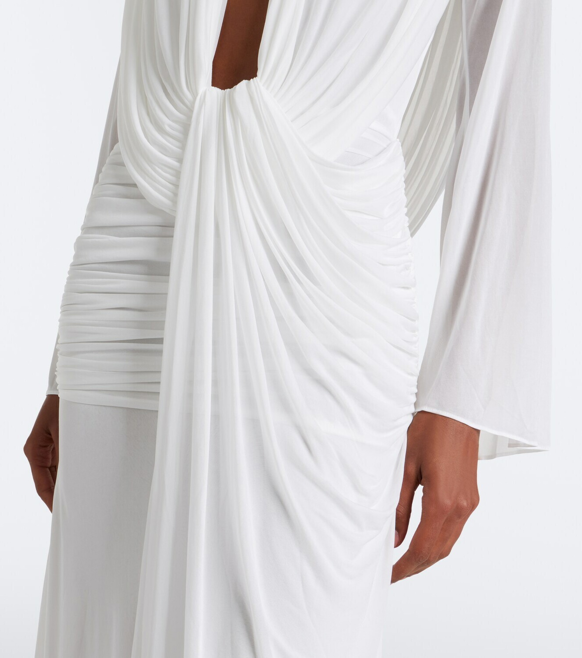 Christopher Esber Ripple draped jersey gown
