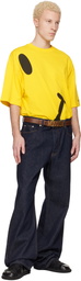 Moschino Brown Logo Hardware Belt