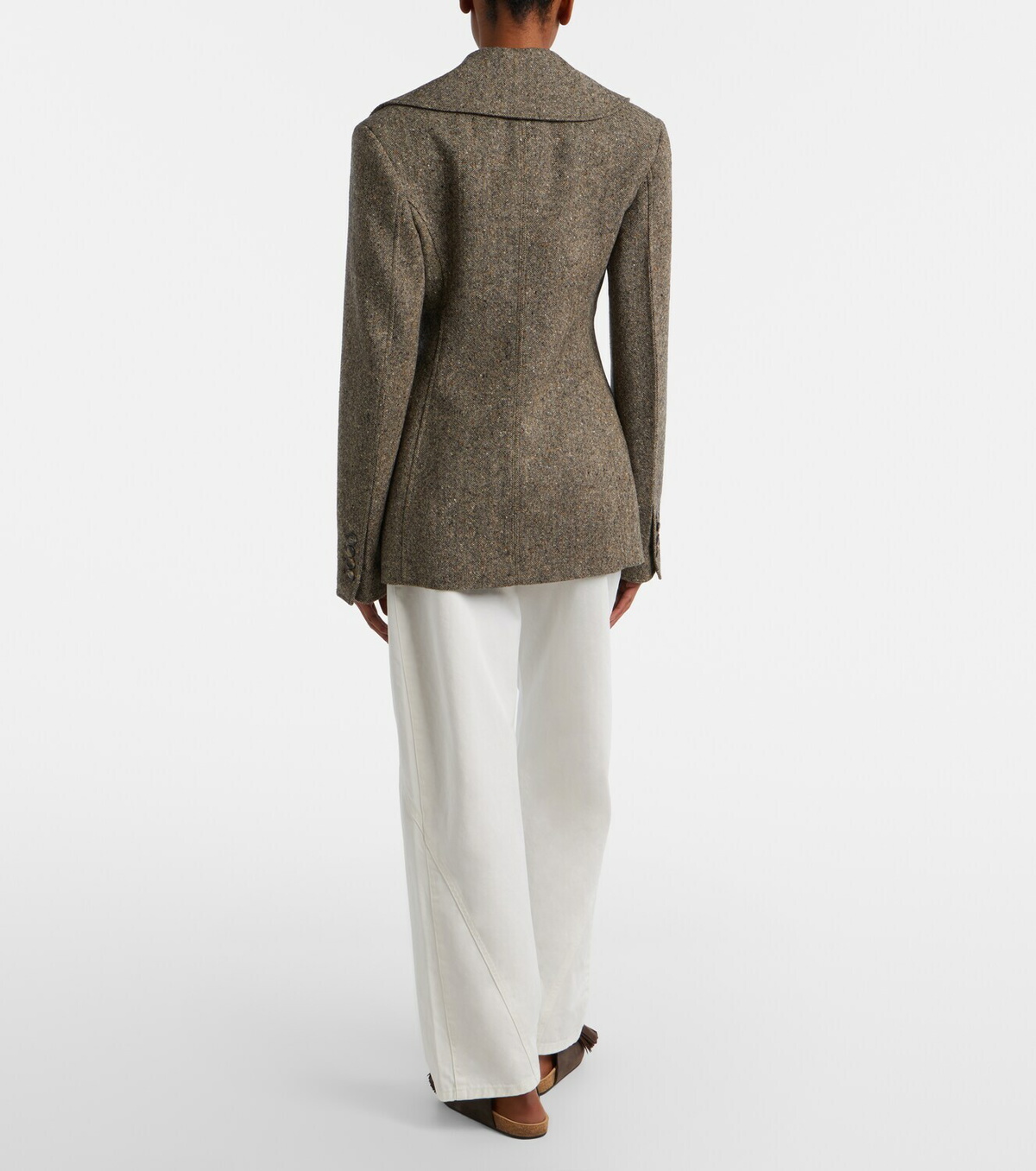 JW Anderson Embroidered straight jeans