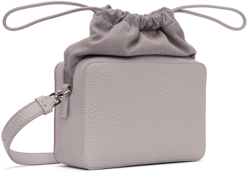 Maison Margiela Purple Logo Crossbody Bag