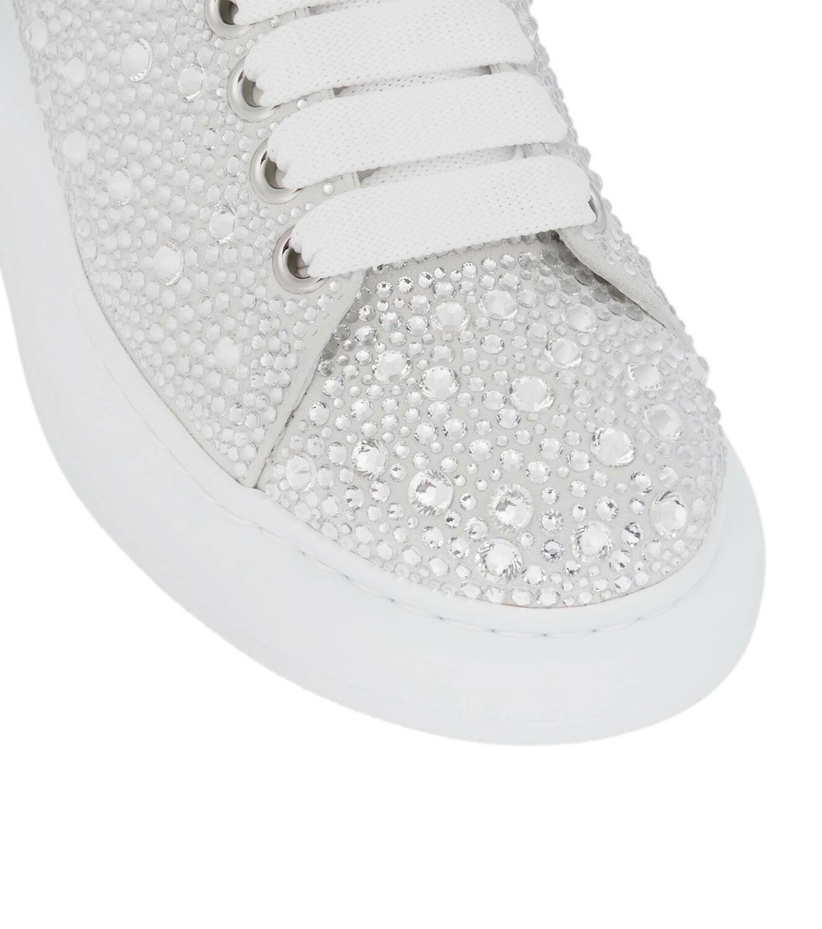Alexander McQueen Embellished leather sneakers