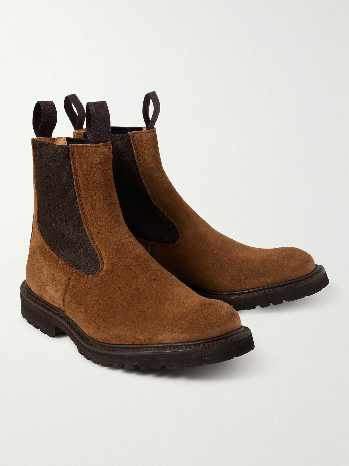 Tricker's - Henry Suede Chelsea Boots - Brown