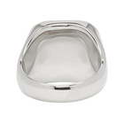 Maison Margiela Silver Mother of Pearl Signet Ring