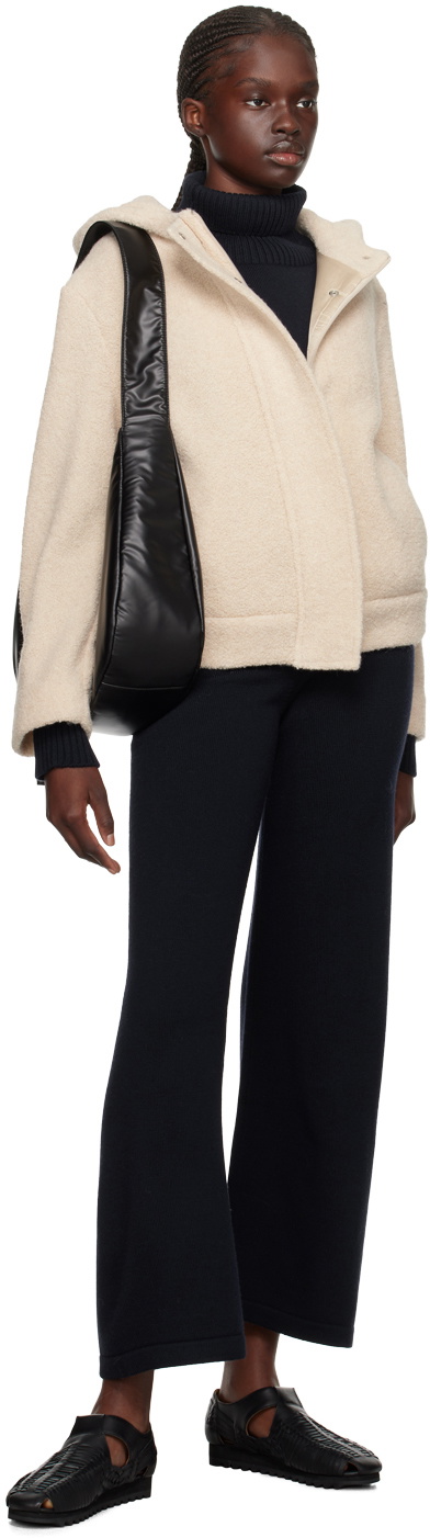 Max Mara Leisure Navy Nuble Turtleneck