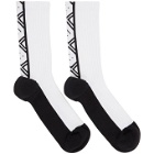 Acne Studios Black and White Motif Socks