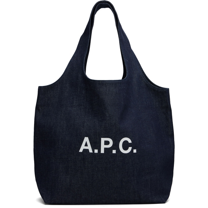 Photo: A.P.C. Navy Ninon Tote