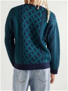 iggy - Jacquard-Knit Sweater - Blue