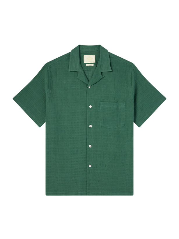 Photo: Portuguese Flannel - Organic Cotton Shirt - Green