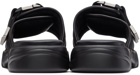 Bottega Veneta Black Flash Sandals