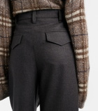 Brunello Cucinelli Virgin wool wide-leg pants