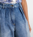 Alanui Sunny Crochet wide-leg jeans