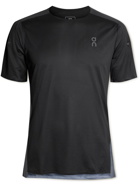 ON - Performance Mesh and Jersey T-Shirt - Black