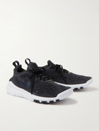 NIKE - Free Run Trail Suede, Mesh and Ripstop Sneakers - Black