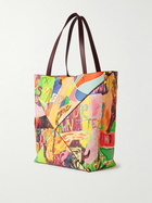 LOEWE - Puzzle Large Panelled Printed Fringed Leather Tote