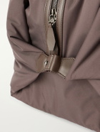 Loro Piana - Winch Leather-Trimmed Storm System® Shell Duffle Bag