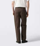 The Row Nesper cotton canvas straight pants