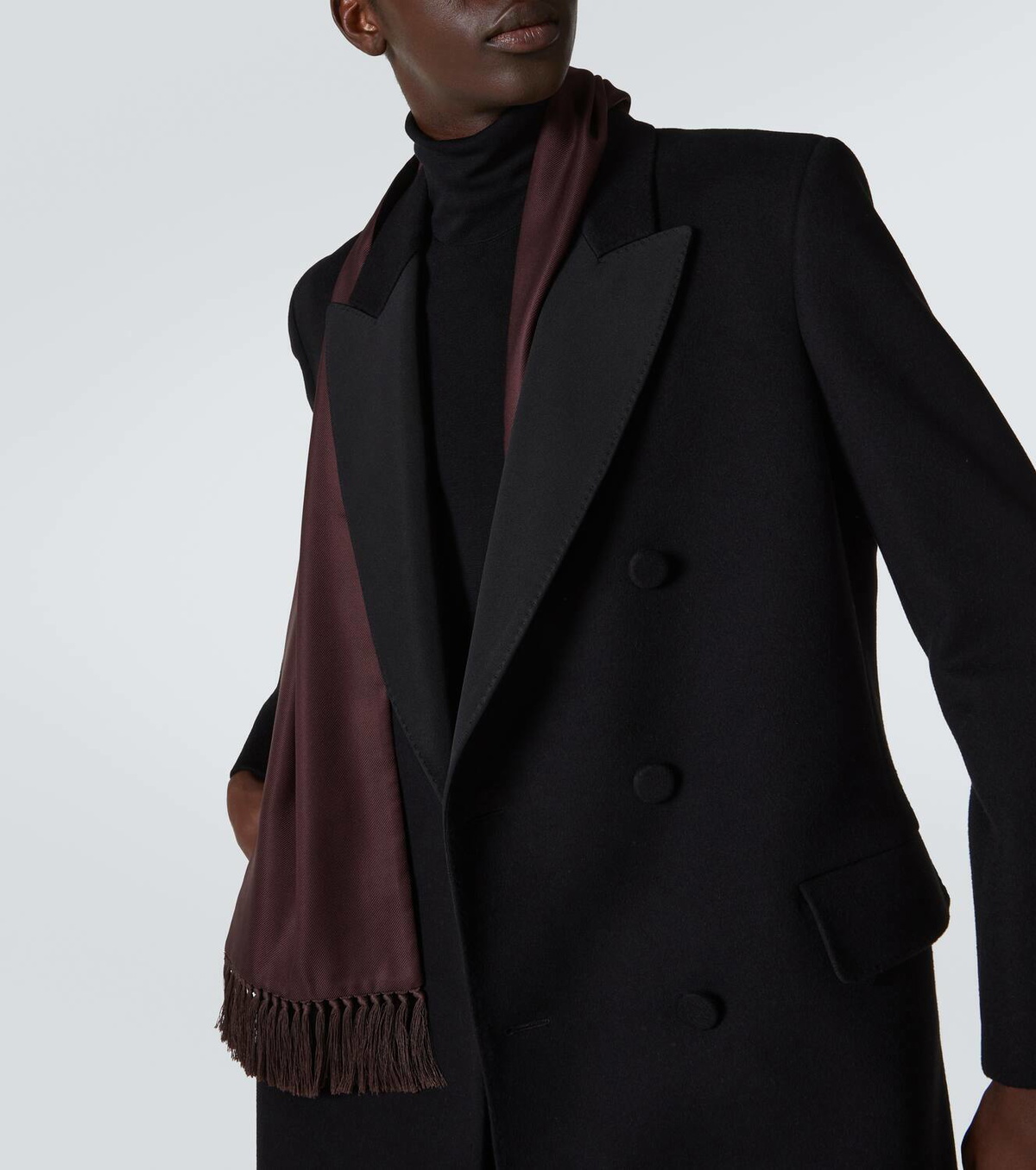 Loro Piana Double-breasted cashmere coat