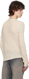 Eckhaus Latta Off-White Spiral Long Sleeve T-shirt