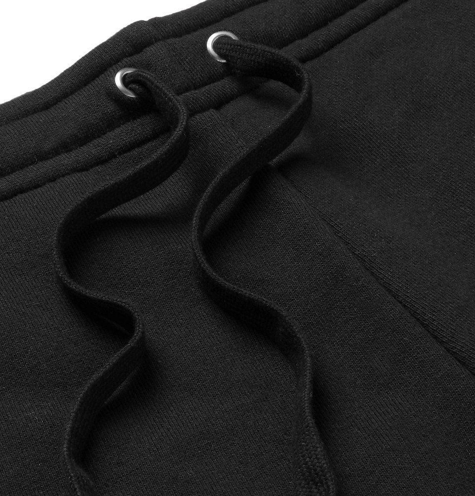 Gucci - Wide-Leg Logo-Print Loopback Cotton-Jersey Drawstring Shorts - Men - Black