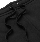 Gucci - Wide-Leg Logo-Print Loopback Cotton-Jersey Drawstring Shorts - Men - Black