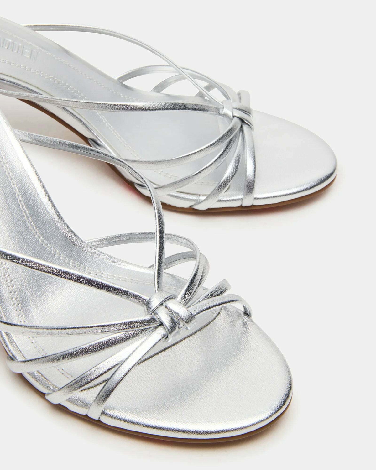 Steve Madden Edna Heels in Silver