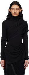 Helmut Lang Black Protection Turtleneck