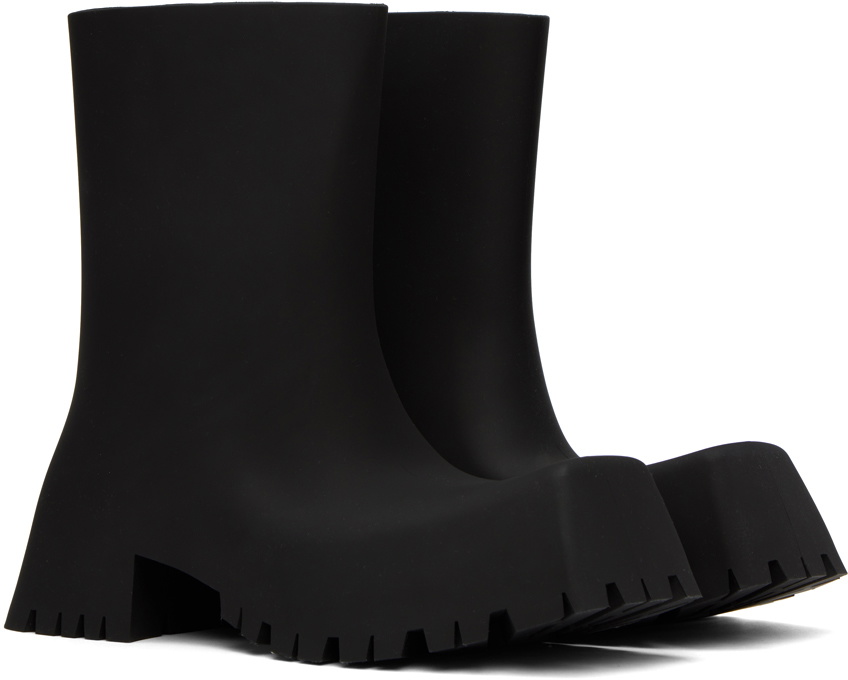 Balenciaga Black Trooper Ankle Boots