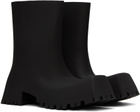 Balenciaga Black Trooper Ankle Boots