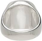 Hatton Labs Silver & White Daisy Signet Ring