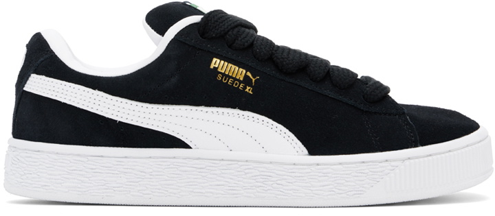 Photo: PUMA Black Suede XL Sneakers